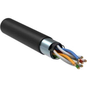 IEK Кабель витая пара F/UTP кат.5E 100МГц 4 пары LDPE OUTDOOR 1м черный GENERICA - BC3-C5E04-339-305-G IEK Кабель витая пара F/UTP кат.5E 100МГц 4 пары LDPE OUTDOOR 1м черный GENERICA - BC3-C5E04-339-305-G
