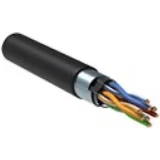 IEK Витая пара F/UTP кат.5E 24AWG 4 пары LDPE 1м черный (305м) РФ GENERICA