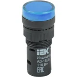 IEK Лампа AD16DS(LED)матрица d=16мм синий 24В AC/DC