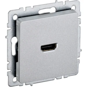 IEK BRITE Розетка HDMI РHDMI-0-БрА алюминий - BR-H10-K47 IEK BRITE Розетка HDMI РHDMI-0-БрА алюминий - BR-H10-K47