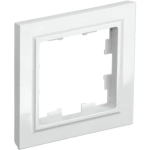 IEK BRITE Рамка 1-местная РУ-1-БрБ белый - BR-M12-K01 IEK BRITE Рамка 1-местная РУ-1-БрБ белый - BR-M12-K01