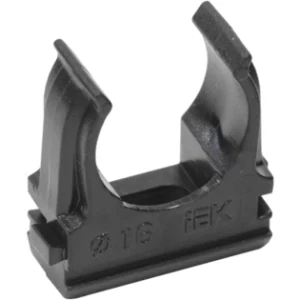 IEK Держатель с защёлкой CF16 черный (10шт/компл) - CTA10D-CF16-K02-010 IEK Держатель с защёлкой CF16 черный (10шт/компл) - CTA10D-CF16-K02-010