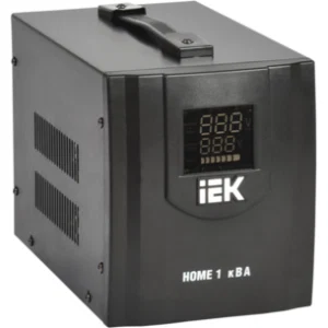 IEK Стабилизатор напряжения переносной HOME 1кВА (СНР1-0-1) - IVS20-1-01000 IEK Стабилизатор напряжения переносной HOME 1кВА (СНР1-0-1) - IVS20-1-01000