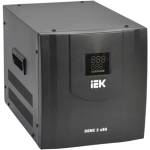 IEK Стабилизатор напряжения переносной HOME 3кВА (СНР1-0-3) - IVS20-1-03000 IEK Стабилизатор напряжения переносной HOME 3кВА (СНР1-0-3) - IVS20-1-03000