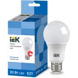 IEK Лампа светодиодная A60 шар 20Вт 230В 6500К E27