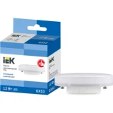 IEK Лампа светодиодная T75 таблетка 12Вт 230В 6500К GX53