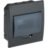 IEK KREPTA 3 Корпус пластиковый ЩРВ-П-8 IP41 черный