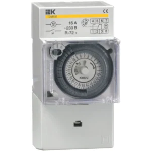 IEK Таймер ТЭМ181 аналоговый 16А 230В на DIN-рейку - MTA20-16 IEK Таймер ТЭМ181 аналоговый 16А 230В на DIN-рейку - MTA20-16