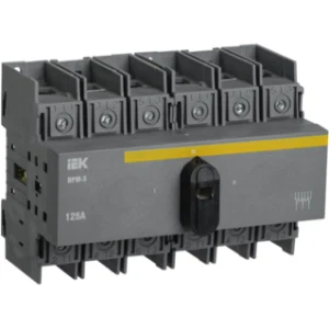 IEK Выключатель-разъединитель модульный ВРМ-3 3P 125А - MVR30-3-125 IEK Выключатель-разъединитель модульный ВРМ-3 3P 125А - MVR30-3-125