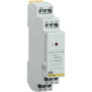 IEK Реле промежуточное модульное OIR 3 контакта 8А 110В AC/DC - OIR-308-ACDC110V IEK Реле промежуточное модульное OIR 3 контакта 8А 110В AC/DC - OIR-308-ACDC110V