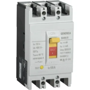 IEK Выключатель автоматический ВА66-31 3Р 100А 18кА GENERICA - SAV10-3-0100-G IEK Выключатель автоматический ВА66-31 3Р 100А 18кА GENERICA - SAV10-3-0100-G