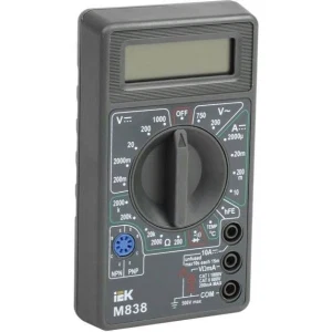 IEK Мультиметр цифровой UNIVERSAL M838 - TMD-2S-838 IEK Мультиметр цифровой UNIVERSAL M838 - TMD-2S-838