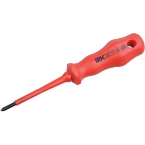 IEK Отвертка крестовая PROFI Ph2х100мм 1000В - TSC-3PH-2100 IEK Отвертка крестовая PROFI Ph2х100мм 1000В - TSC-3PH-2100