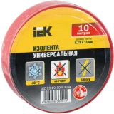 IEK Изолента 0,13х15мм красная 10м