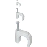 IEK Скоба 8мм круглая пластиковая (100шт)