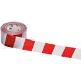 IEK Лента сигнальная оградительная ЛО-200 (75мм-35мкм) красно-белая 200м